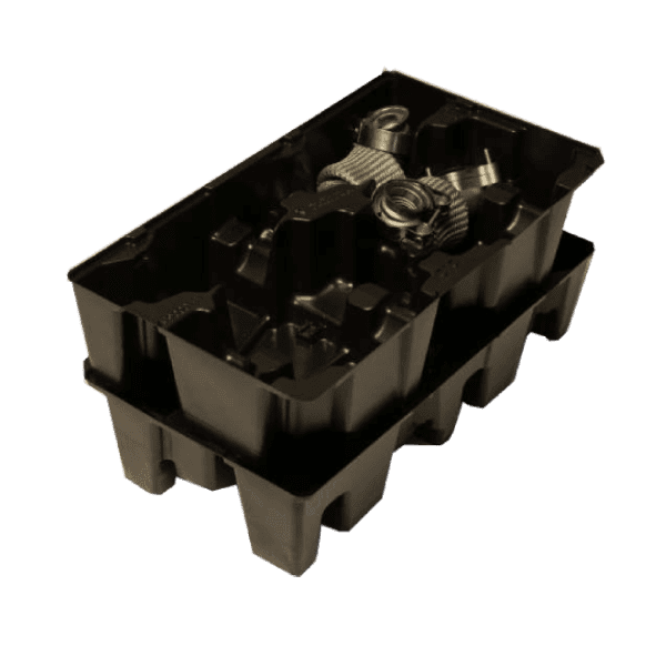 Industrielles thermogeformtes Tablett für die Handhabung