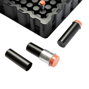 Tray thermoformed on measure cosmetics