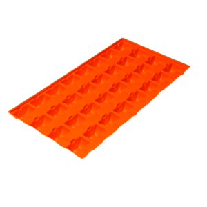 Alveolar tray for the automotive sector