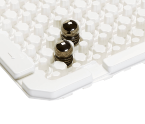 Manufacturer of plastic cushioning for luxury cosmetics