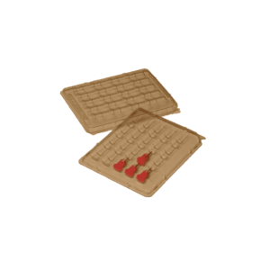 Thermoformed tray for the pharmaceutical sector