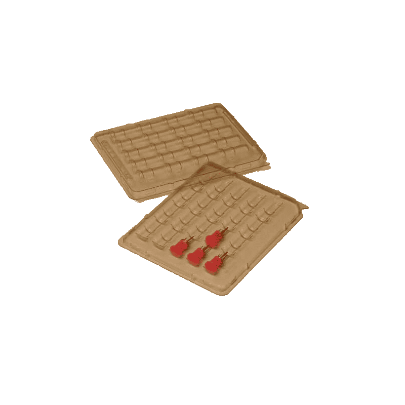 Thermoformed tray for the pharmaceutical sector