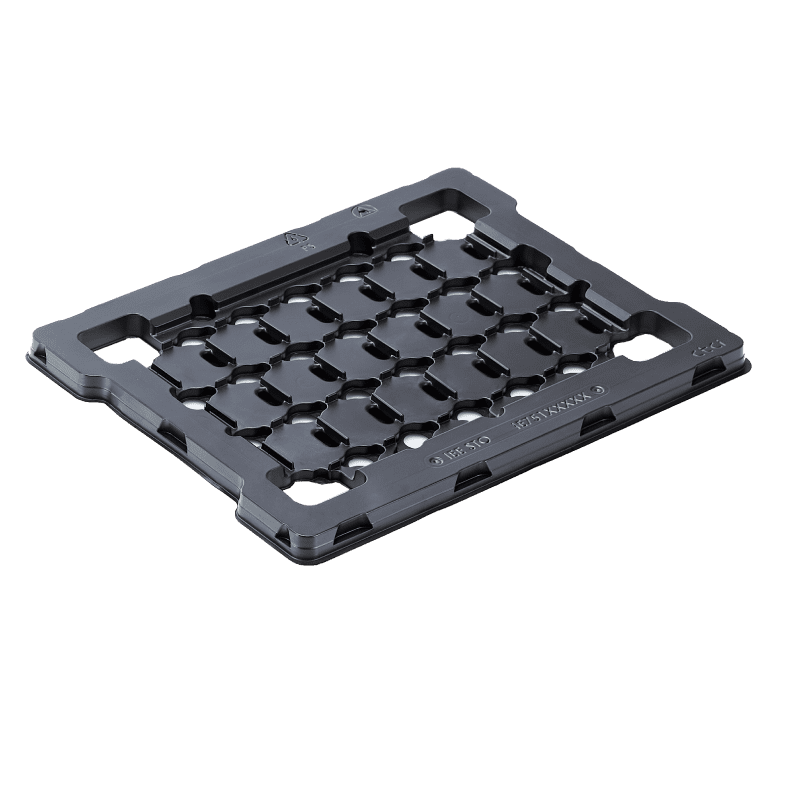 Thermoformed wedge for electronic components