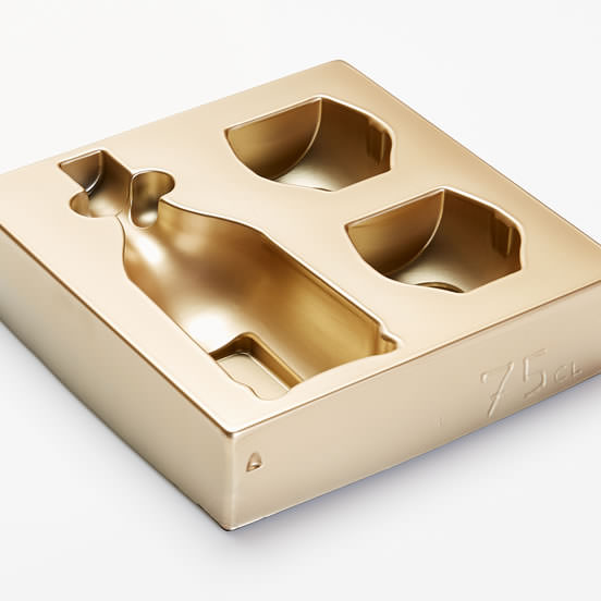 calage thermoformé emballage bouteille